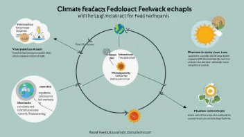 climate feedback loops, positive feedback, negative feedback, climate models, greenhouse gases, climate change, environmental studies